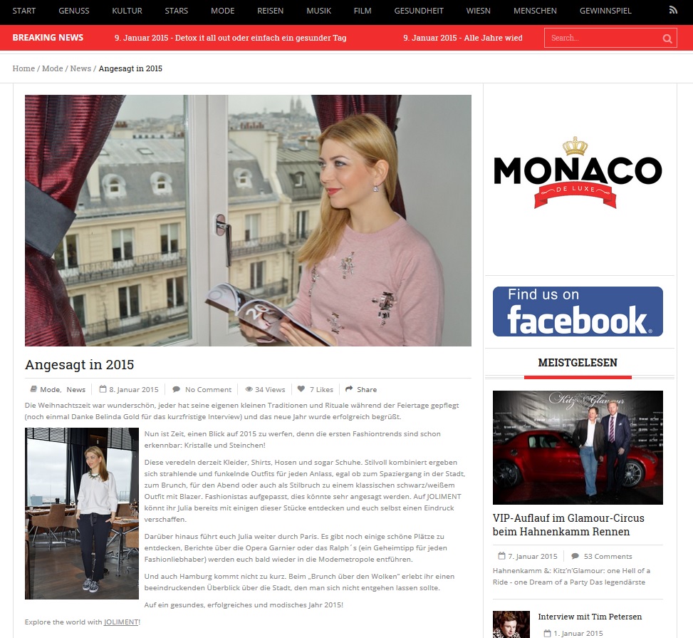 Monaco de Luxe - 08.01.2015