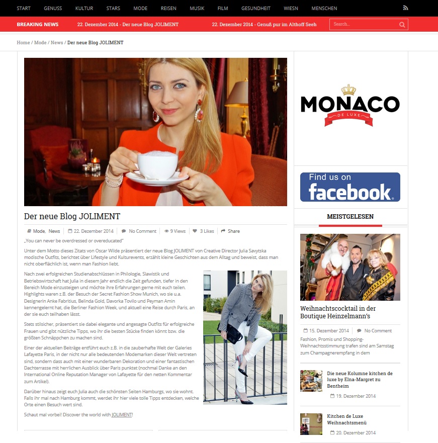 Monaco de Luxe - 22.12.2014