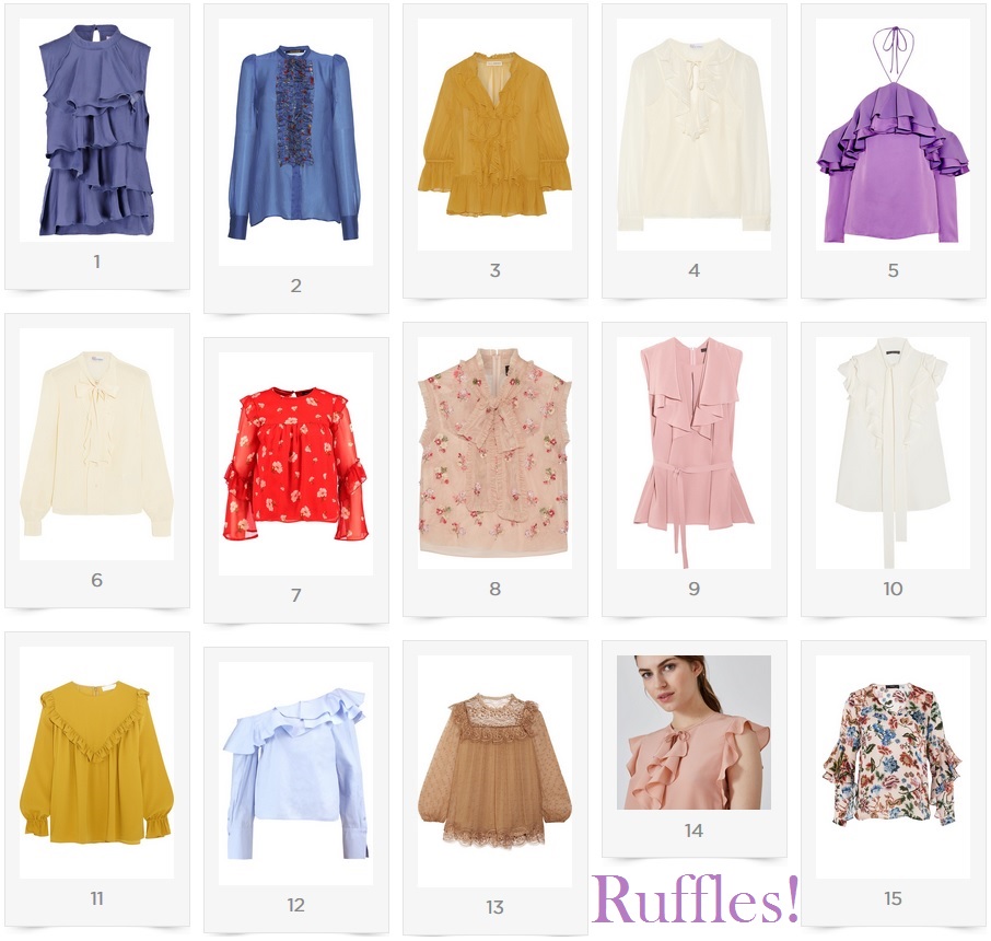 Ruffled Blouses Love