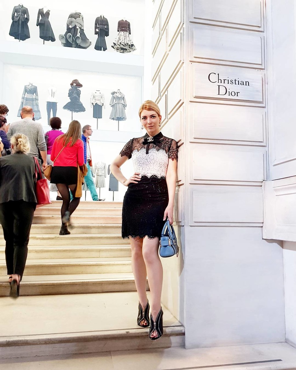 Yuliya Savytska at Christian Dior, couturier du rêve Exposition 